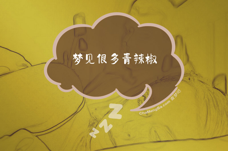 梦见很多青辣椒