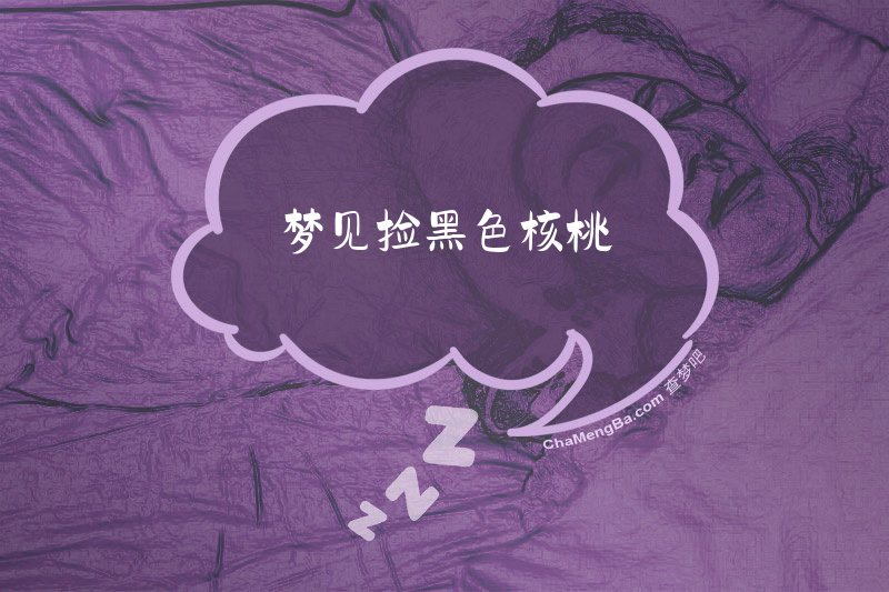 梦见捡黑色核桃