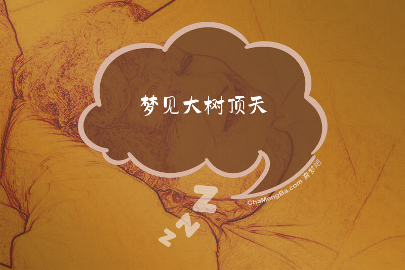 梦见大树顶天