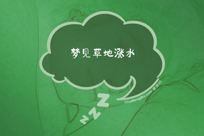梦见草地涨水