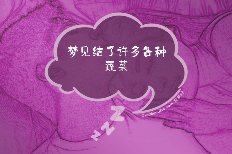 梦见结了许多各种蔬菜