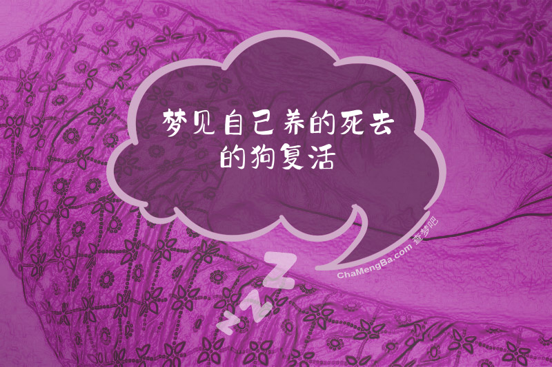 梦见自己养的死去的狗复活