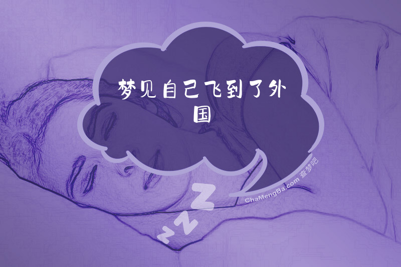 梦见自己飞到了外国