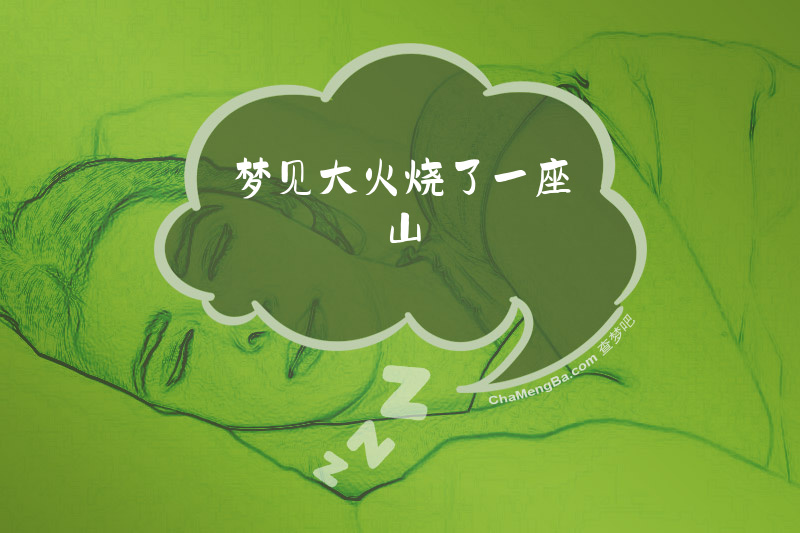 梦见大火烧了一座山
