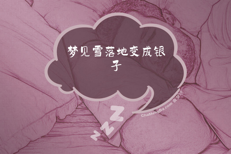 梦见雪落地变成银子