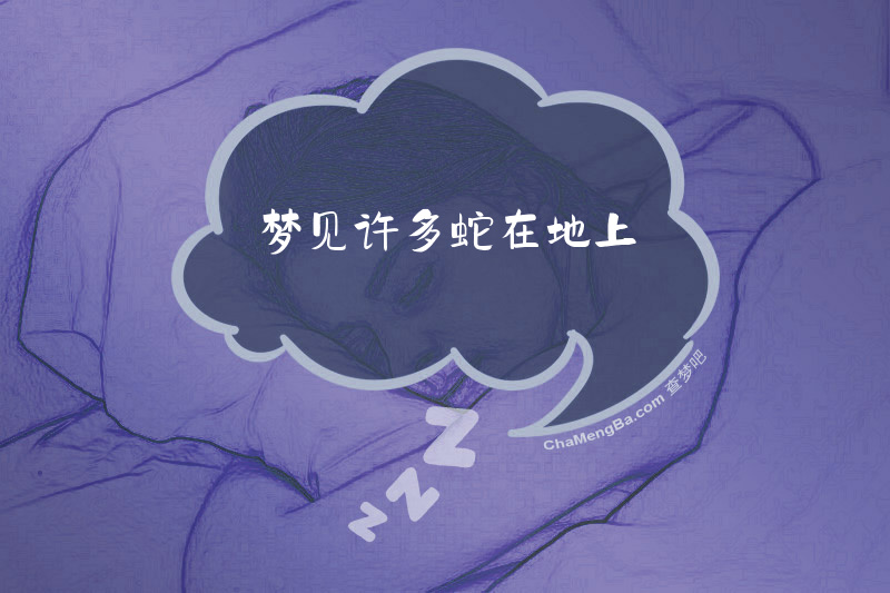 梦见许多蛇在地上