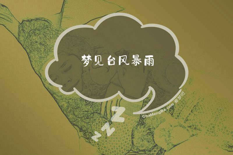 梦见台风暴雨