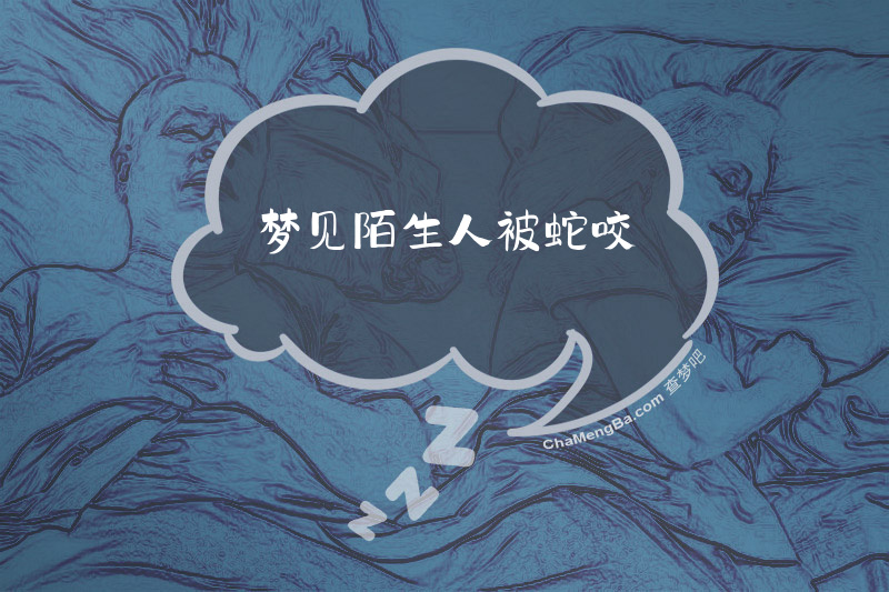 梦见陌生人被蛇咬