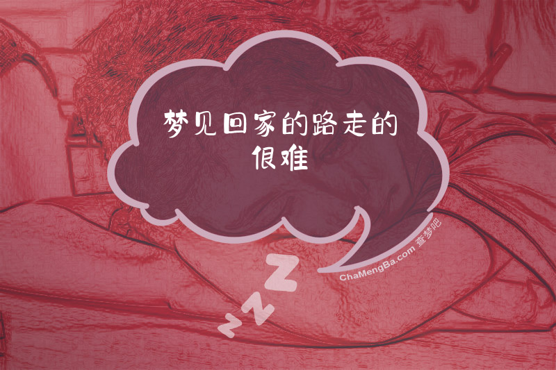 梦见回家的路走的很难