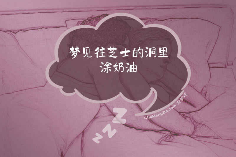 梦见往芝士的洞里涂奶油